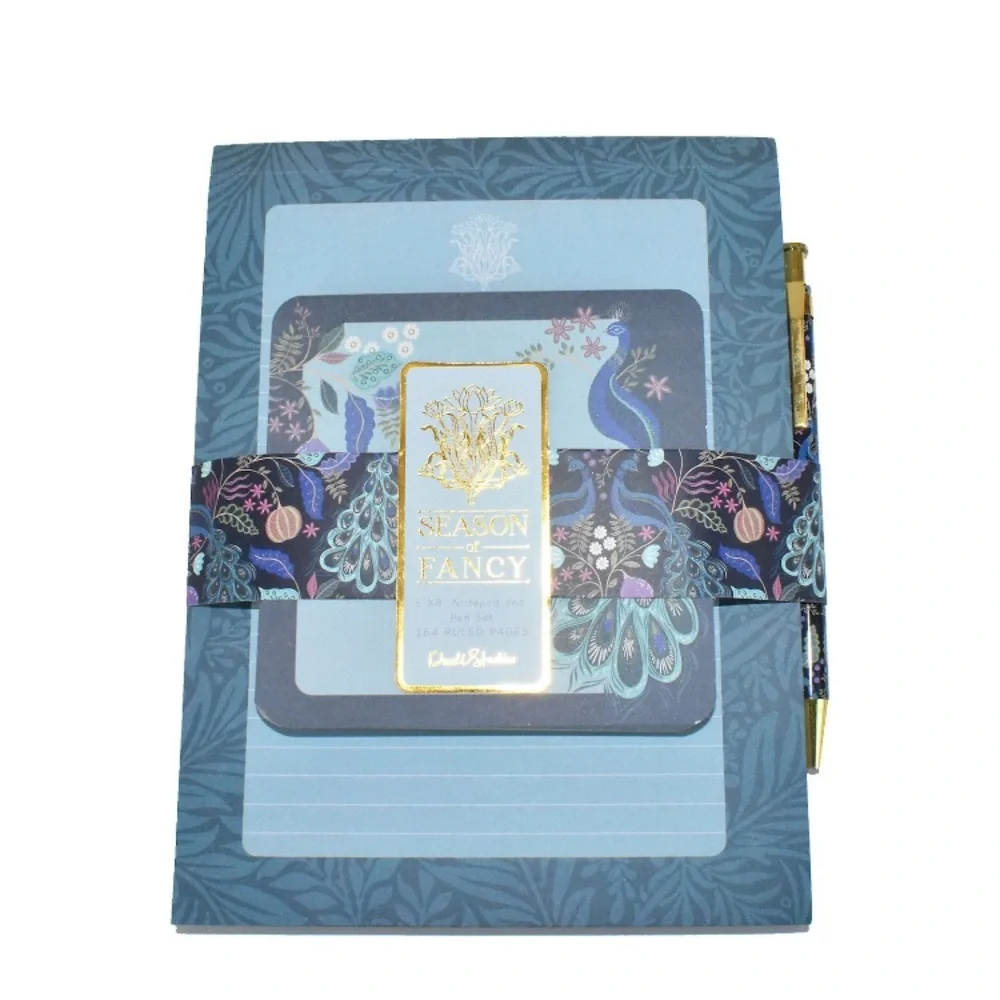 Peacock Stationery Set